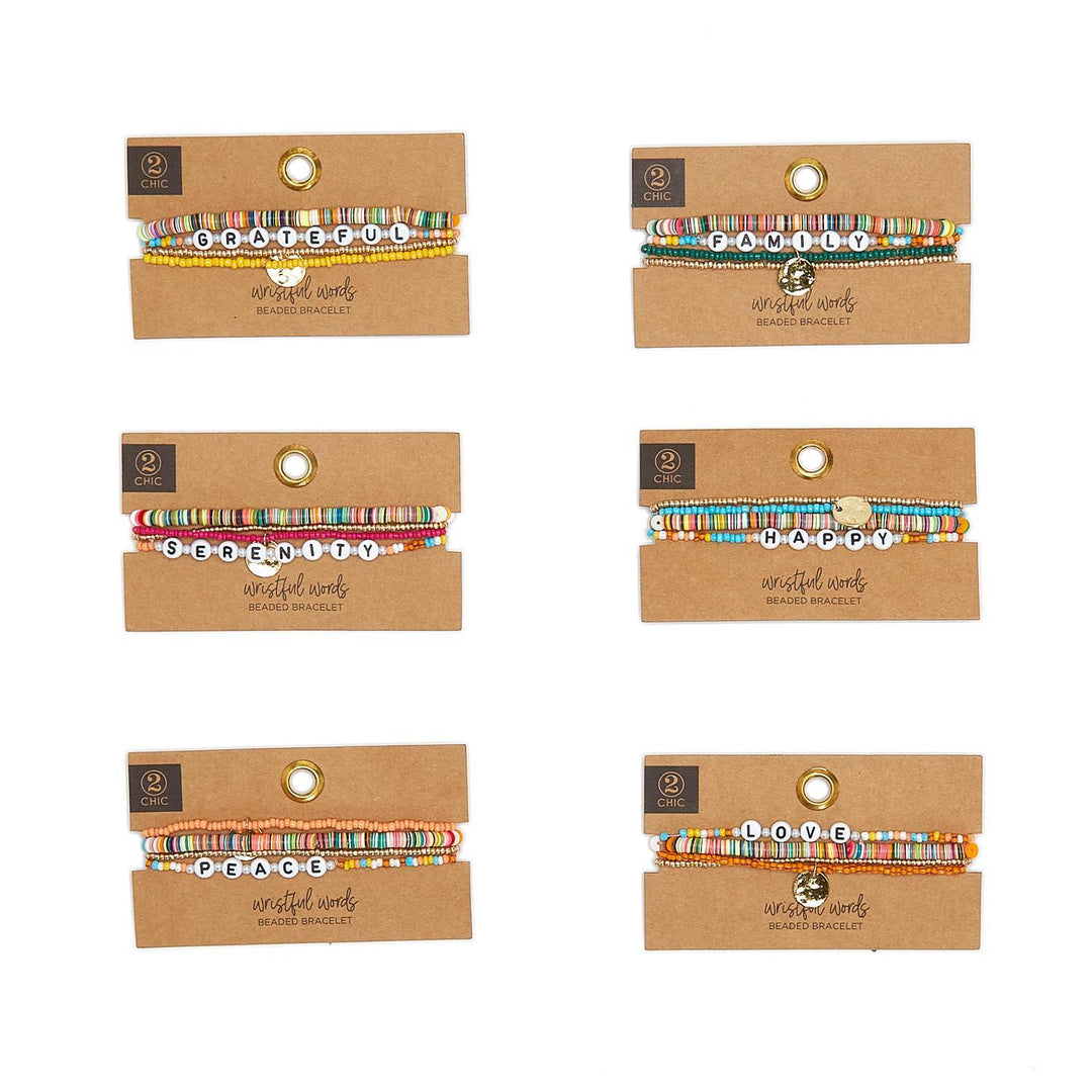Stretch Bracelet w/Message