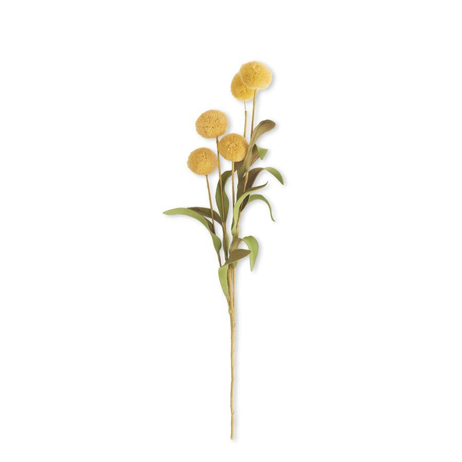 Yellow Pompom Pick