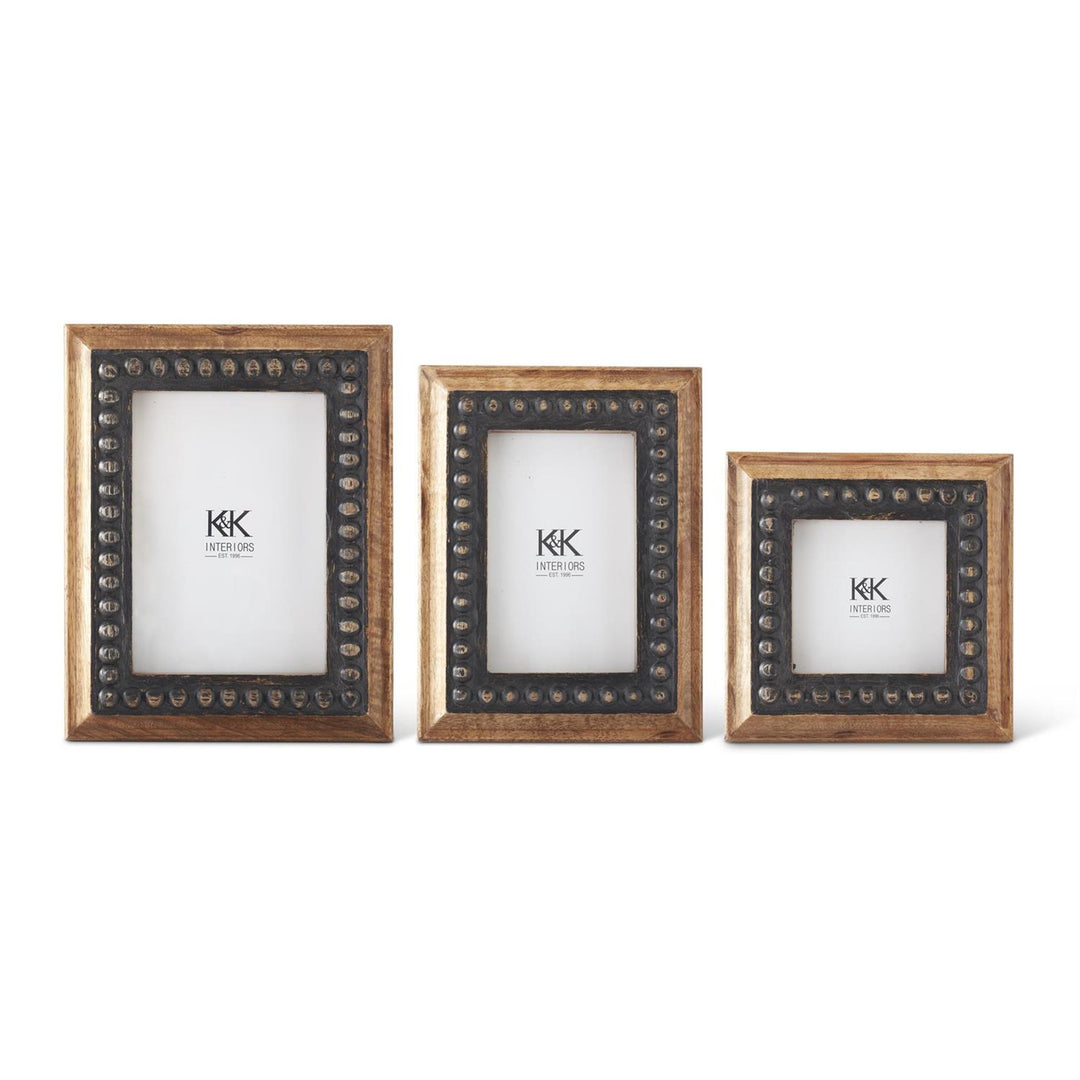 Black Rivet Photo Frame