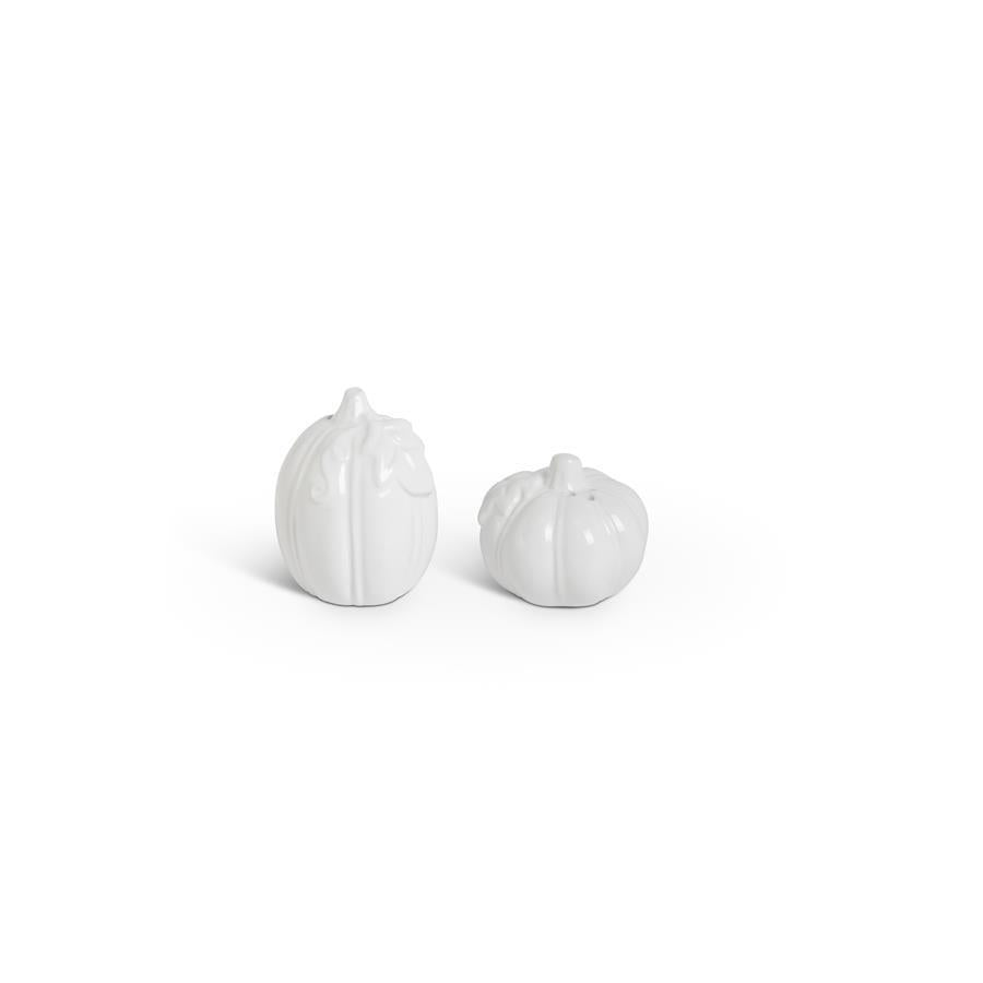 White Pumpkin S&P Shaker Set