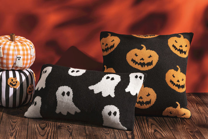 Halloween Knit Pillow