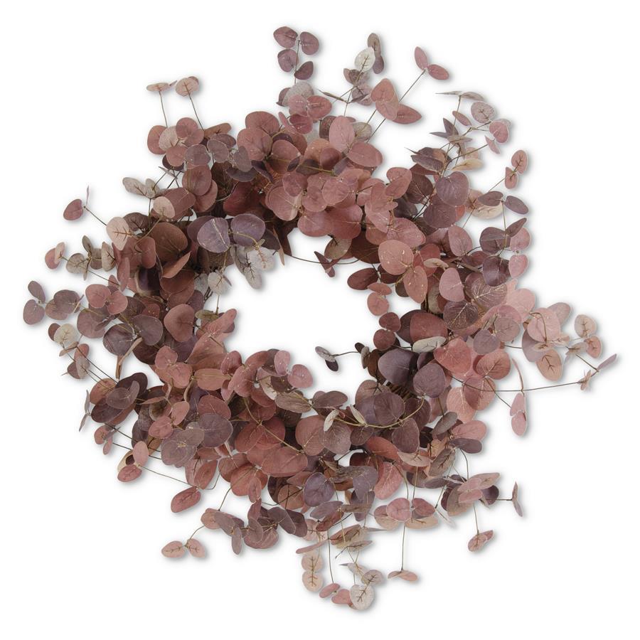 Burgundy Two-Toned Eucalyptus Wreath