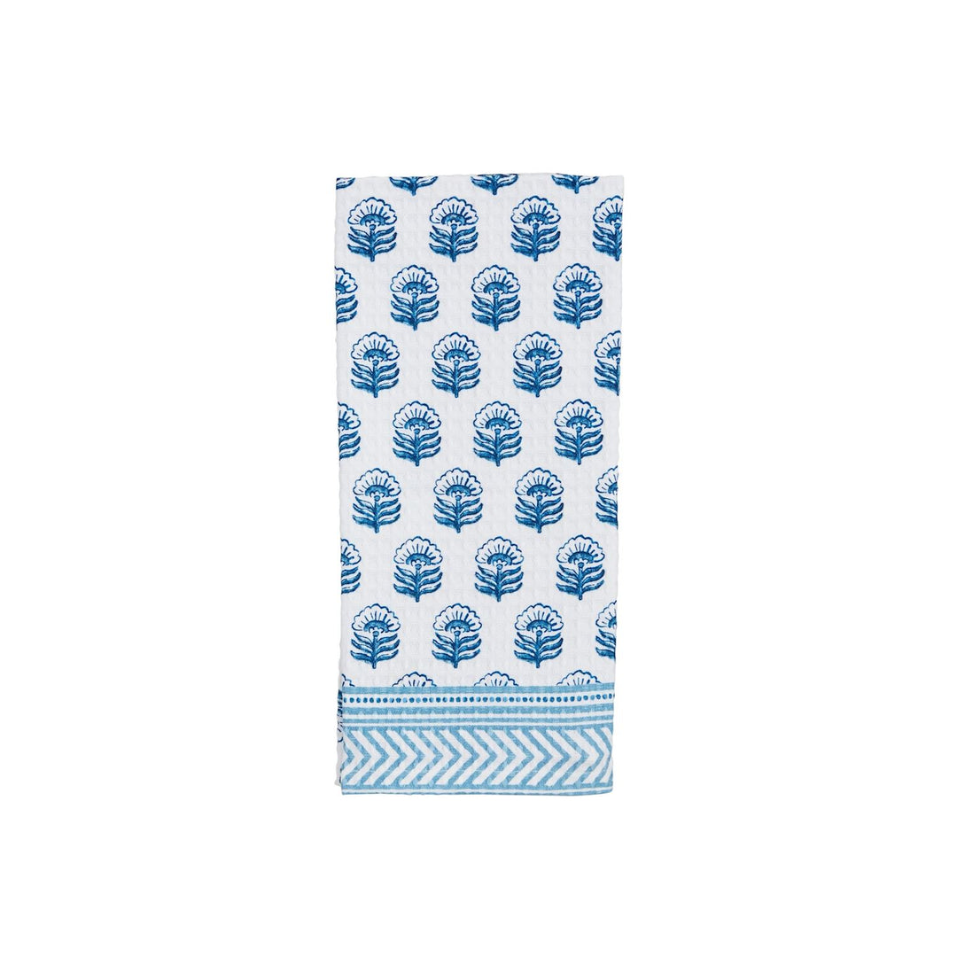 Blue Block Tea Towel