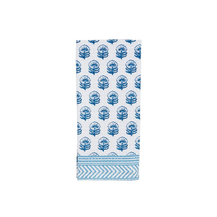 Blue Block Tea Towel