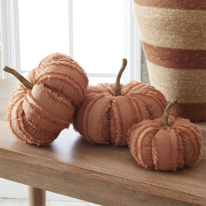 Orange Fringe Pumpkin
