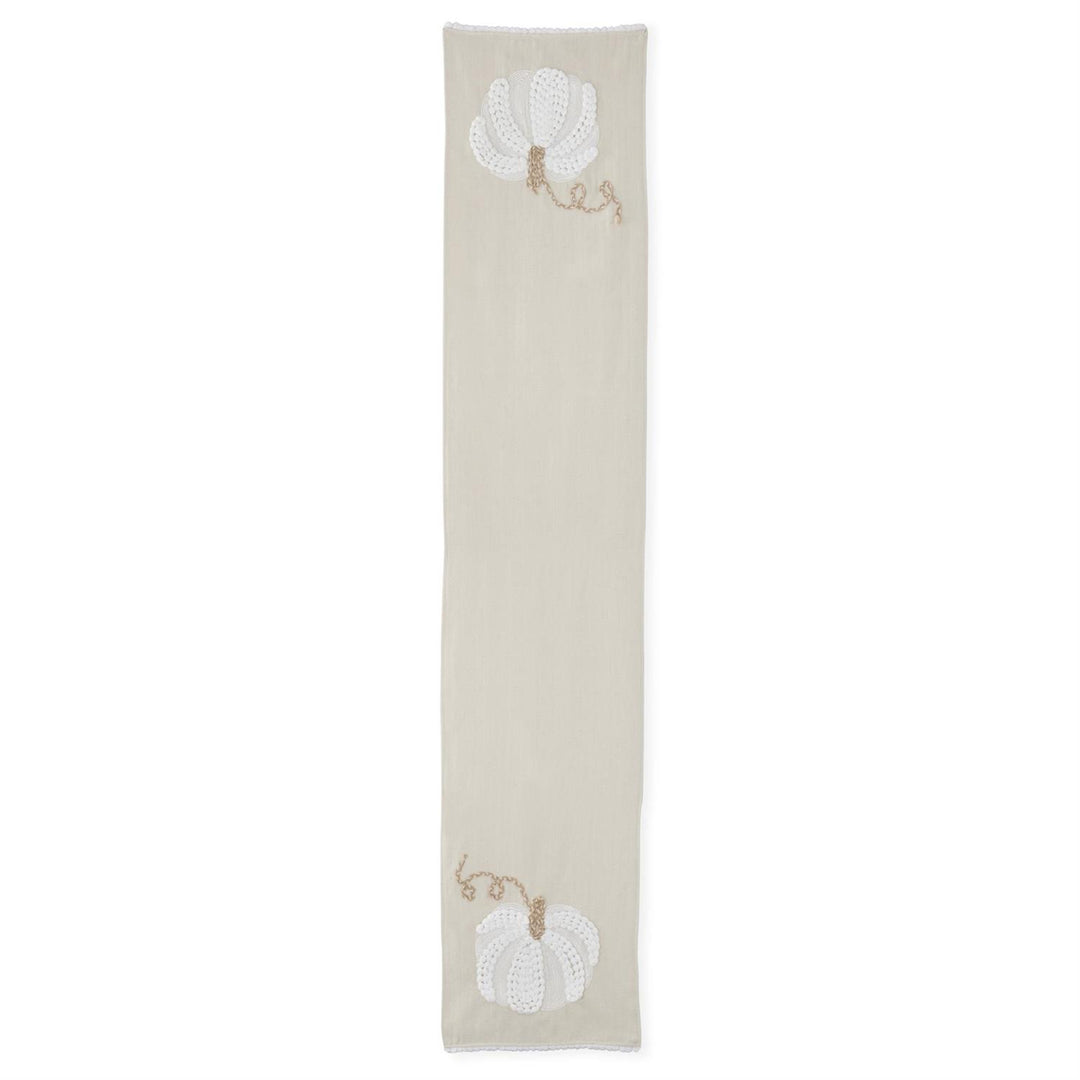 Embroidered Pumpkin Table Runner