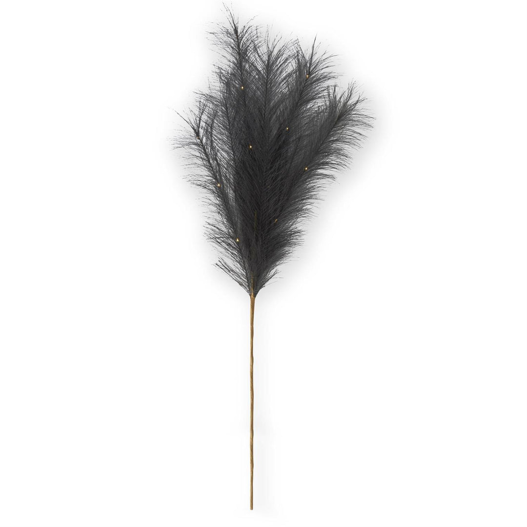 LED Black Pampas Grass Stem