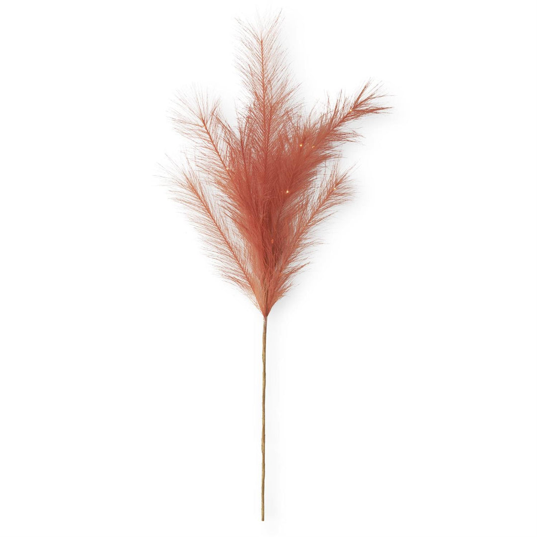 LED Orange Pampas Grass Stem