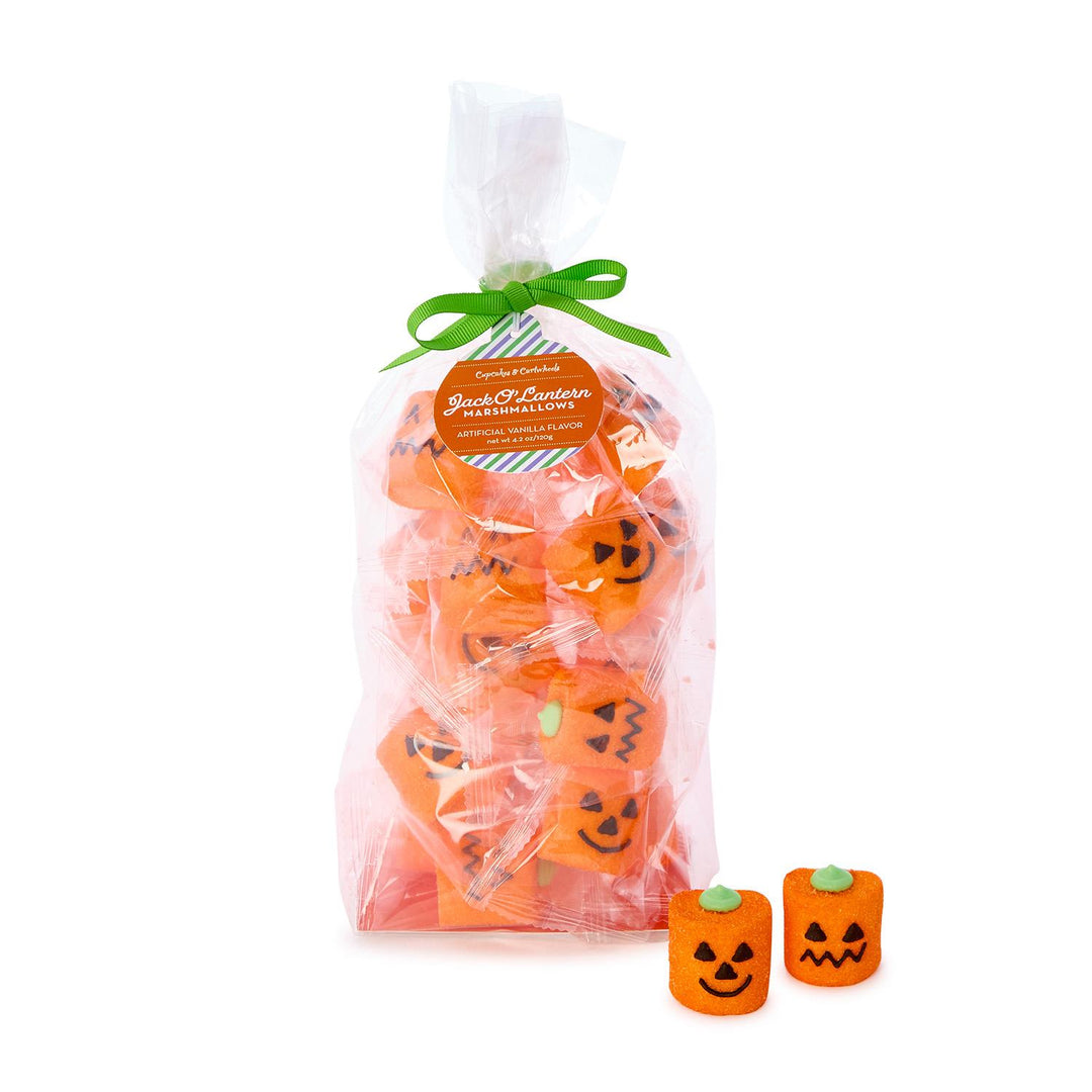 Jack-O-Lantern Marshmallow Bag