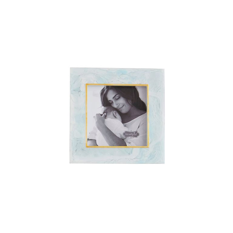 Mini Blue Square Photo Frame
