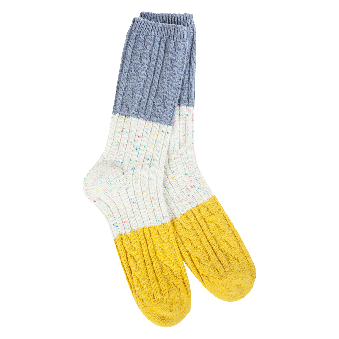 Confetti Cable Crew Socks