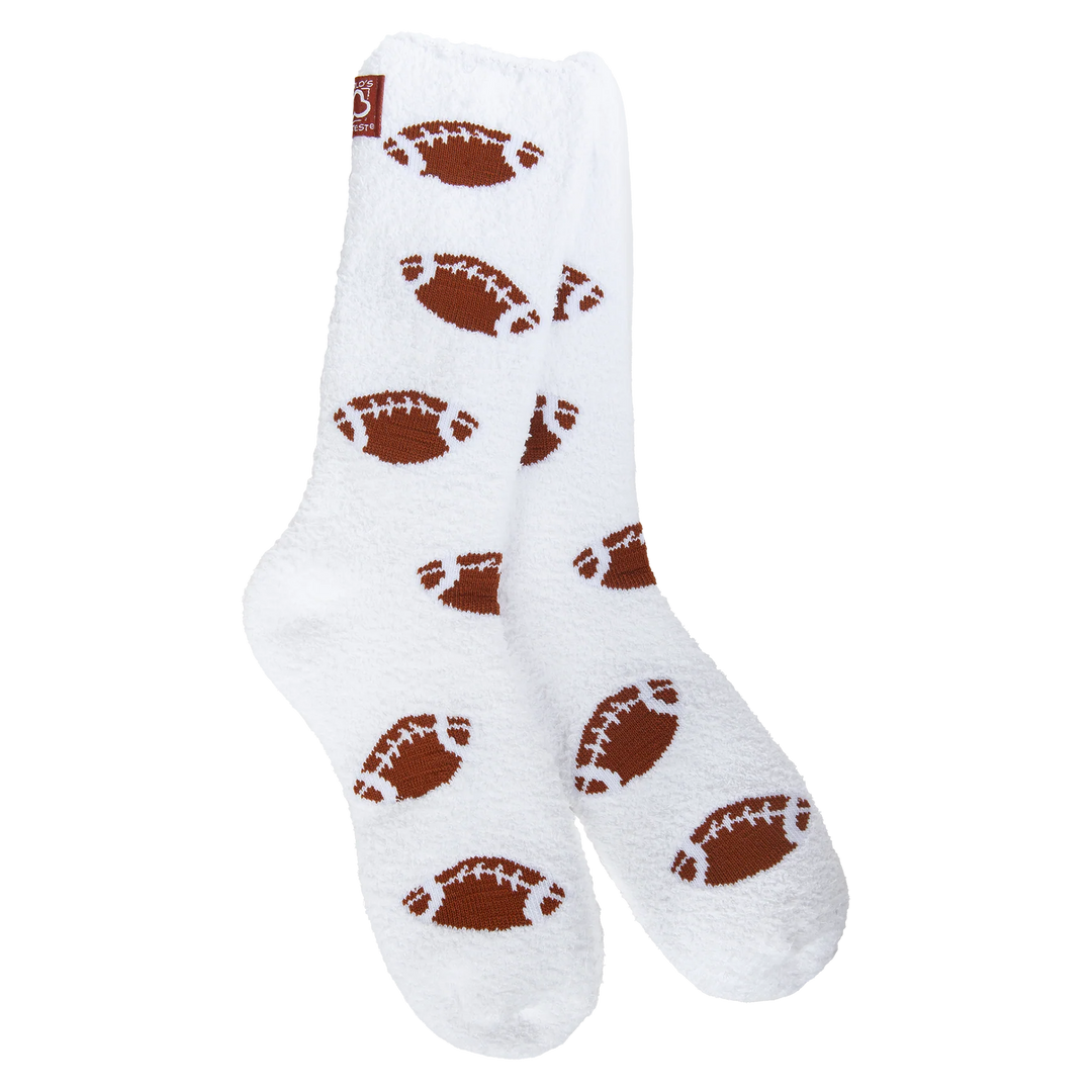 Football Cozy Crew Socks