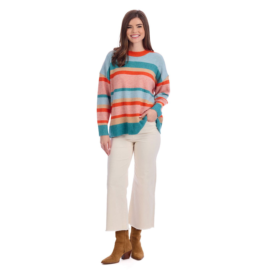 Sylas Striped Sweater Bl-M
