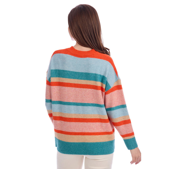 Sylas Striped Sweater Bl-M