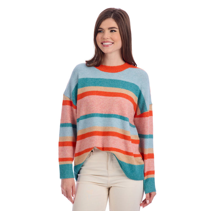 Sylas Striped Sweater Bl-M