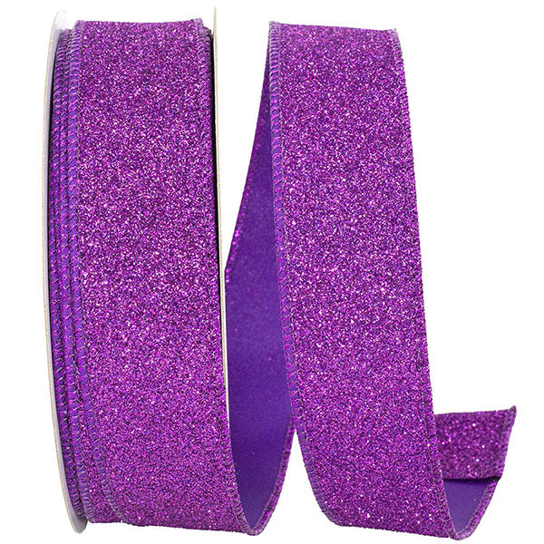 Glitter Metallic Purple Ribbon