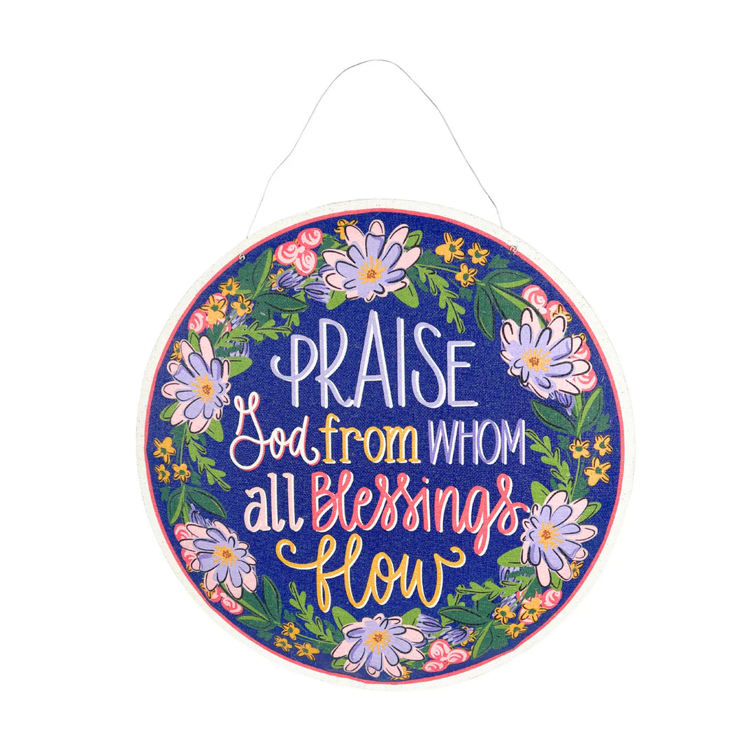 Praise God/Rejoice In The Lord Reversible Burlee