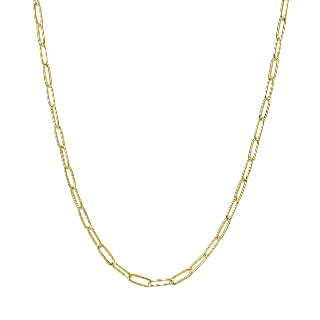 Gold Small Paperclip Necklace