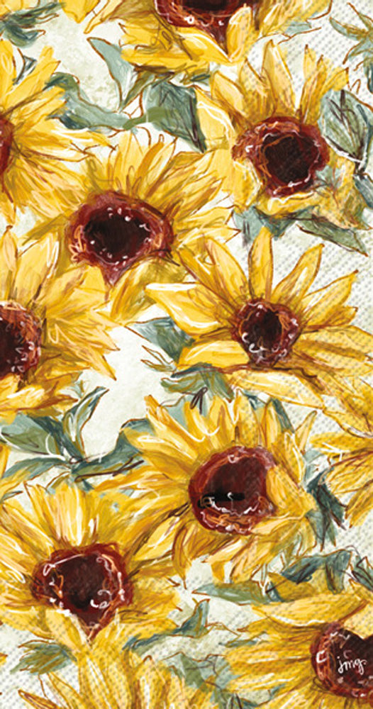 Sunflower Field Guest Towel