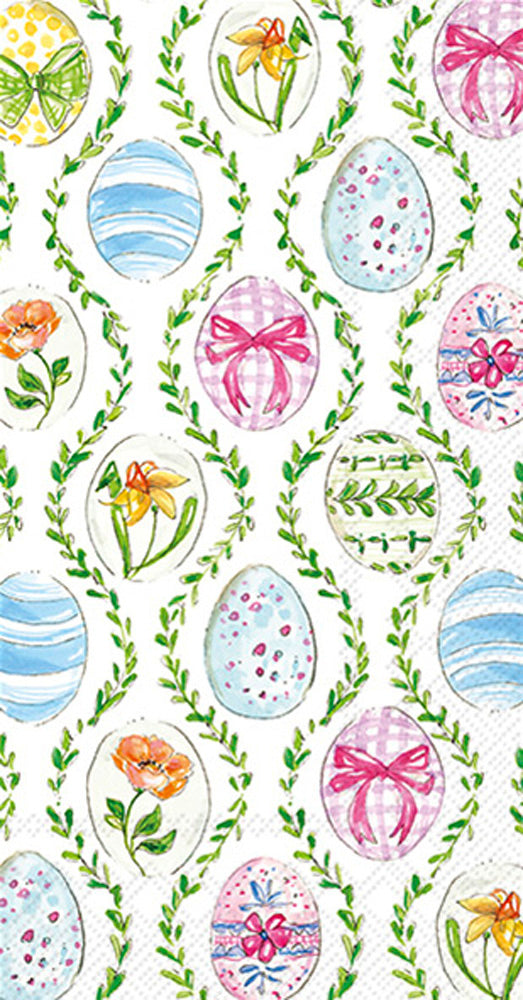 Easter Bunny Eggs Guest Towels