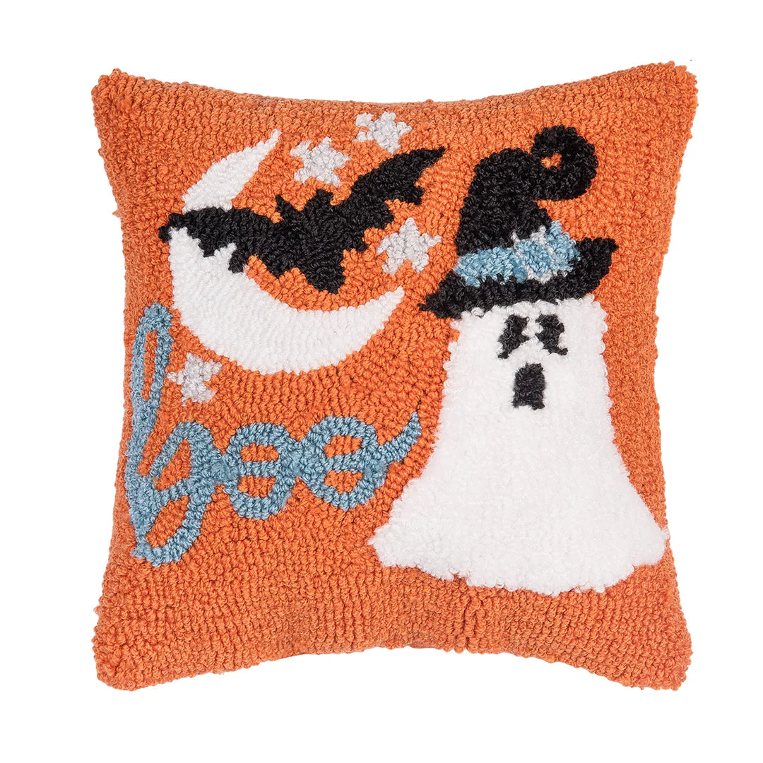 Witch Ghost Hooked Pillow