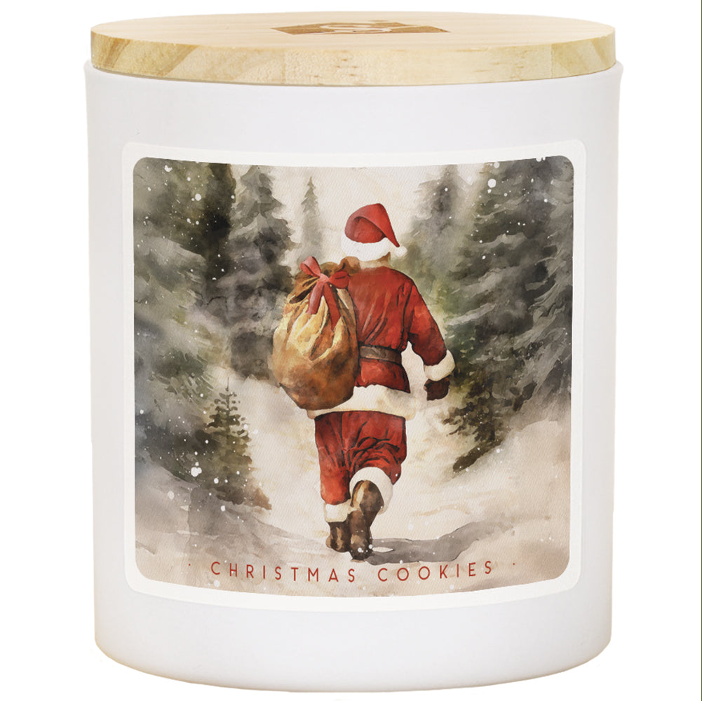 Santa Walking Candle