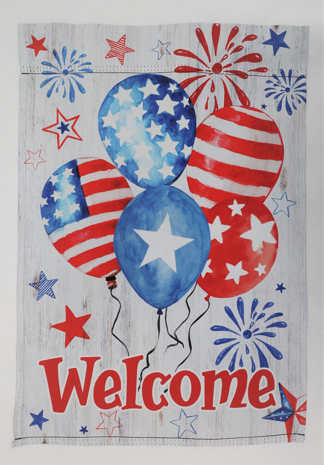 Patriotic Stars Garden Flag