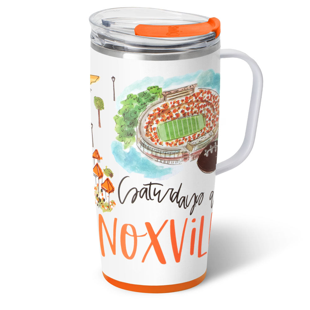 Saturdays In Knoxville Travel Mug, 22 oz
