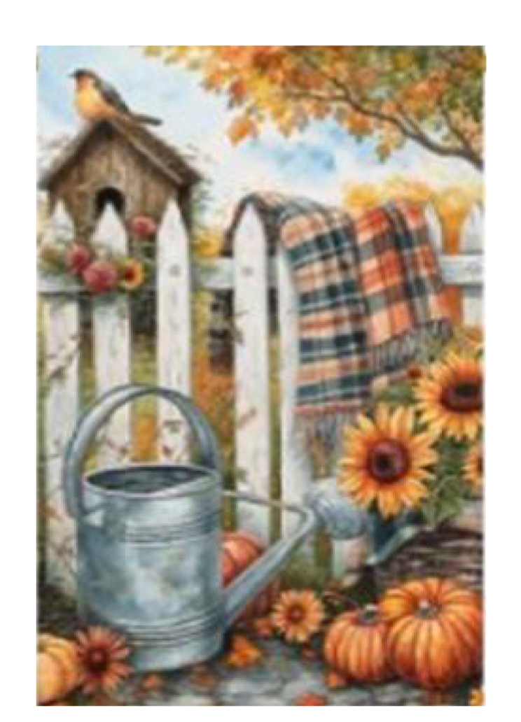 Sunflowers/Water Can Flag