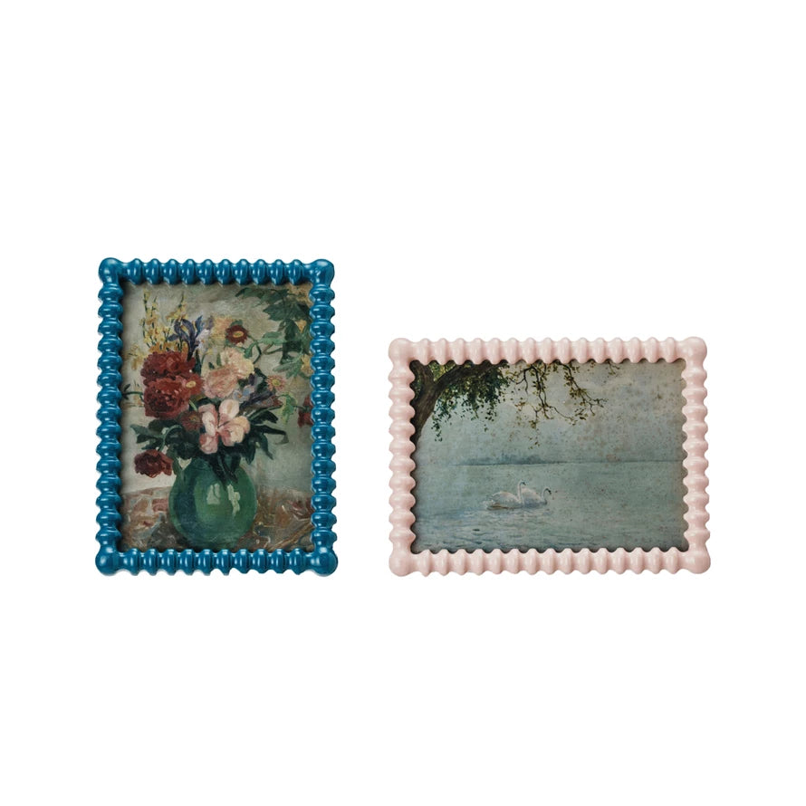 Wood Spindle Picture Frame