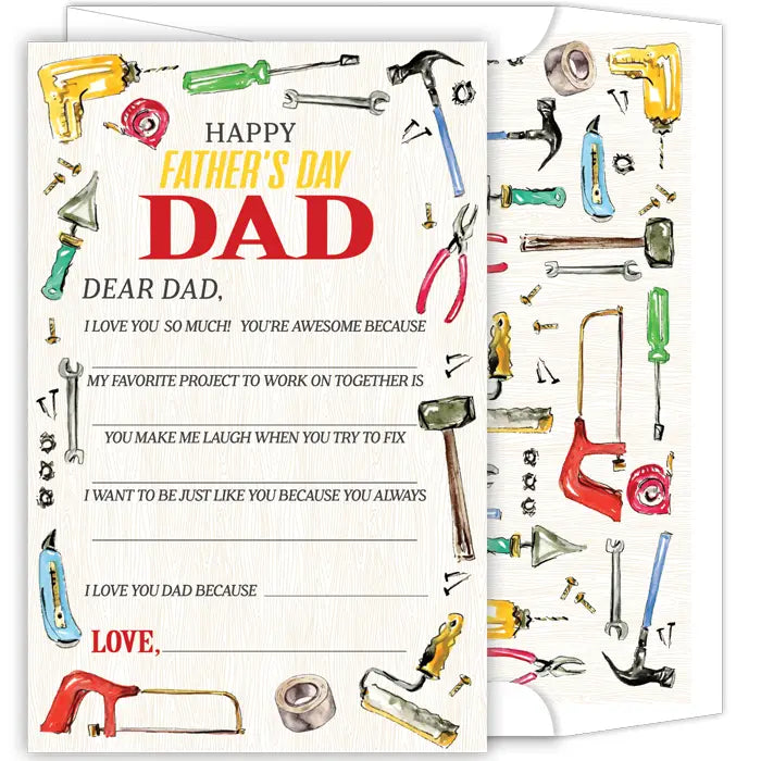 Greeting Card - Fill In Father's Day