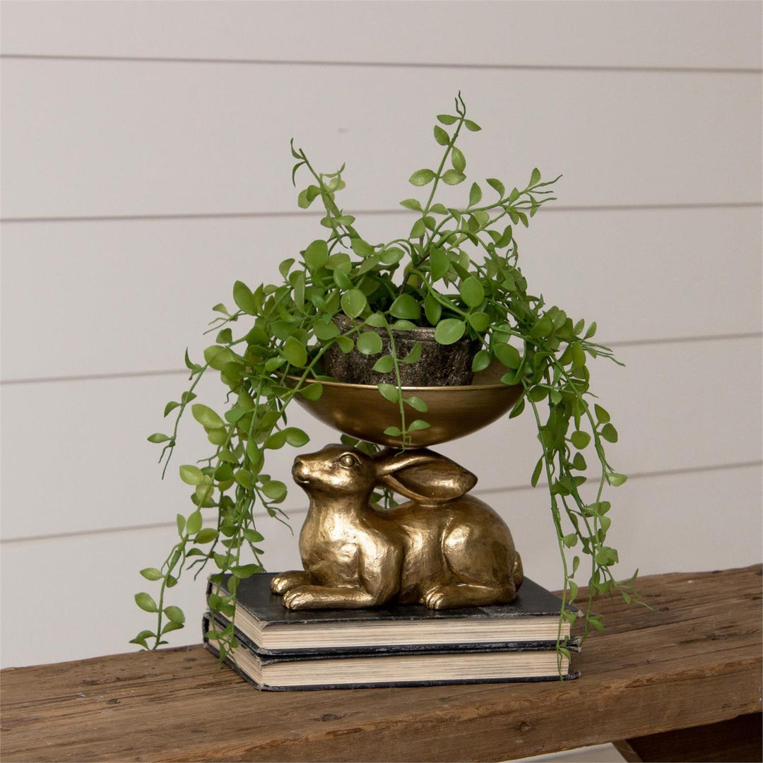 Gold Rabbit Bowl