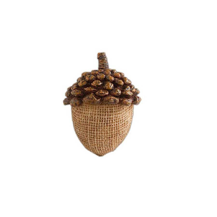 Light Brown Acorn w/Pinecone Top 2.5"