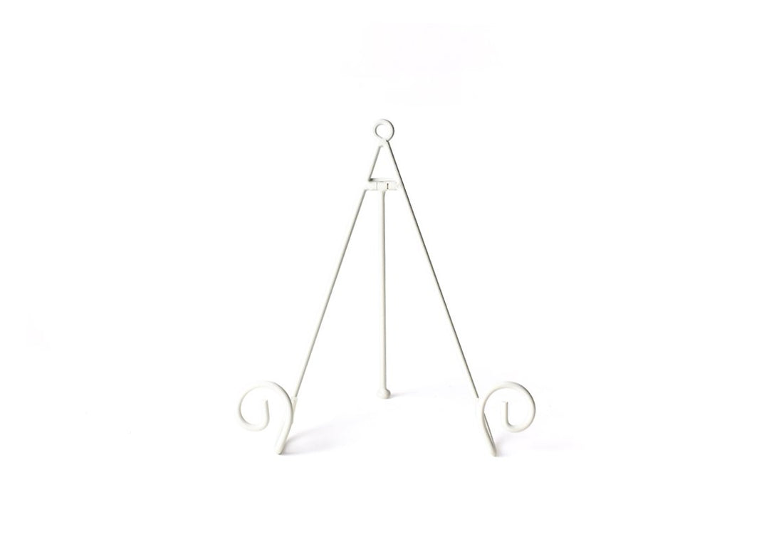 Large Swirl Plate Stand White