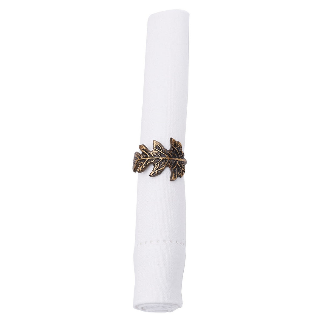 Bronze Oak Leaf Napkin Ring
