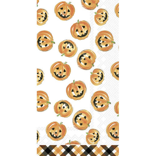 Pumpkin Faces Guest Towel