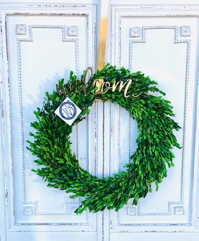 Wreath decor, not just for your front door