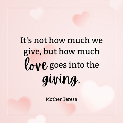 Love What You Give