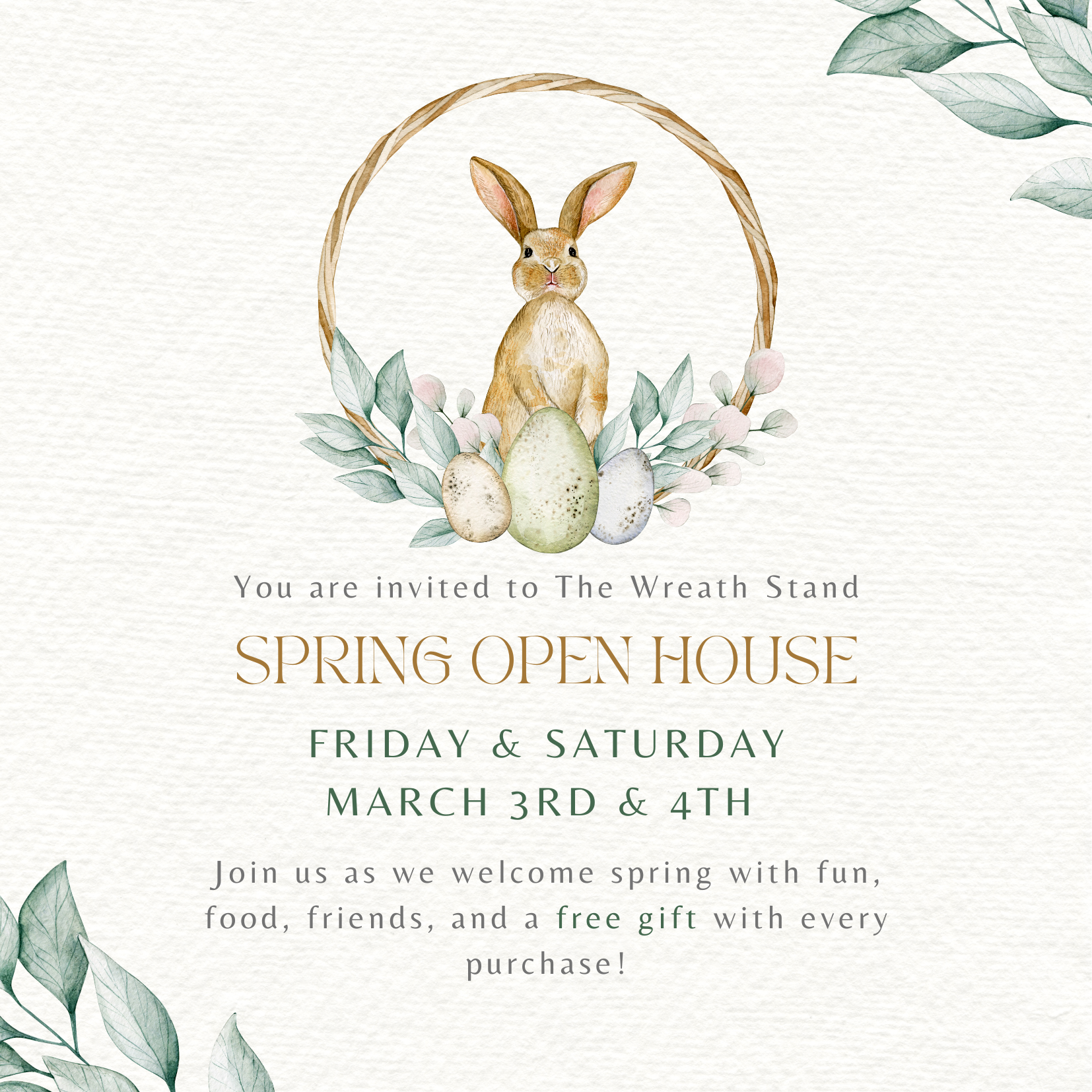 Spring is Coming – The Wreath Stand