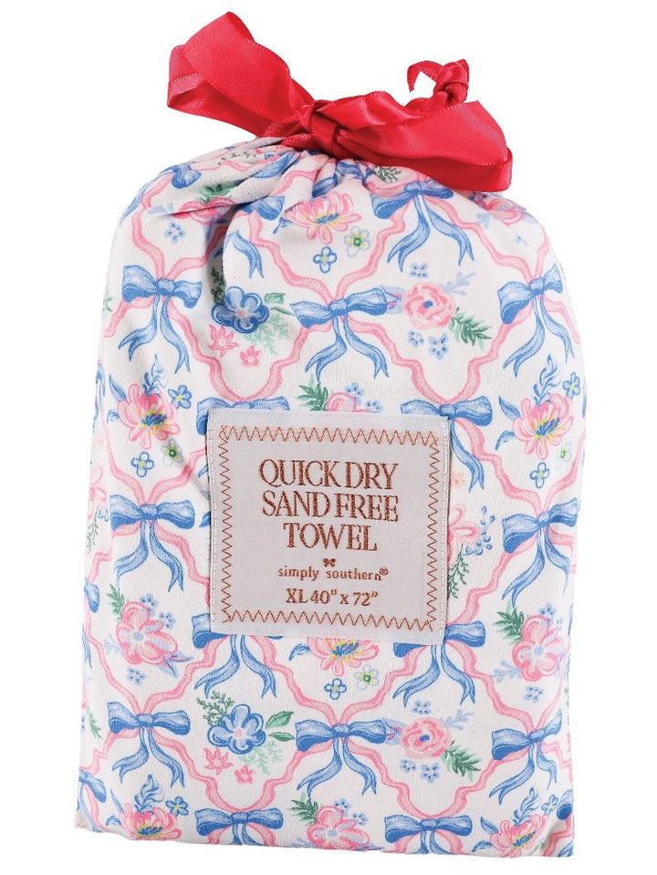 Ribbon Design Towel