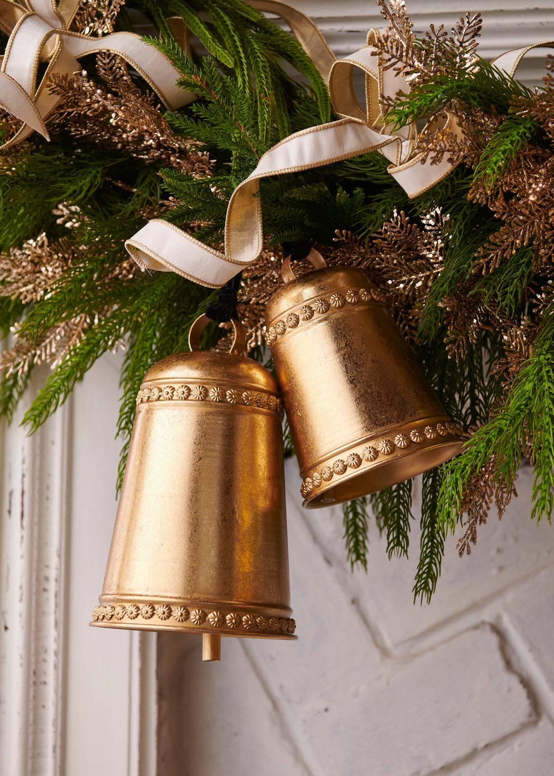 Gold Bell Ornament, 9.5"