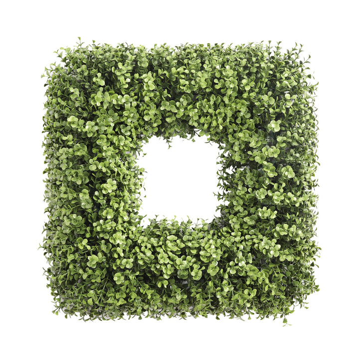 Boxwood Square Wreath, UV 20"