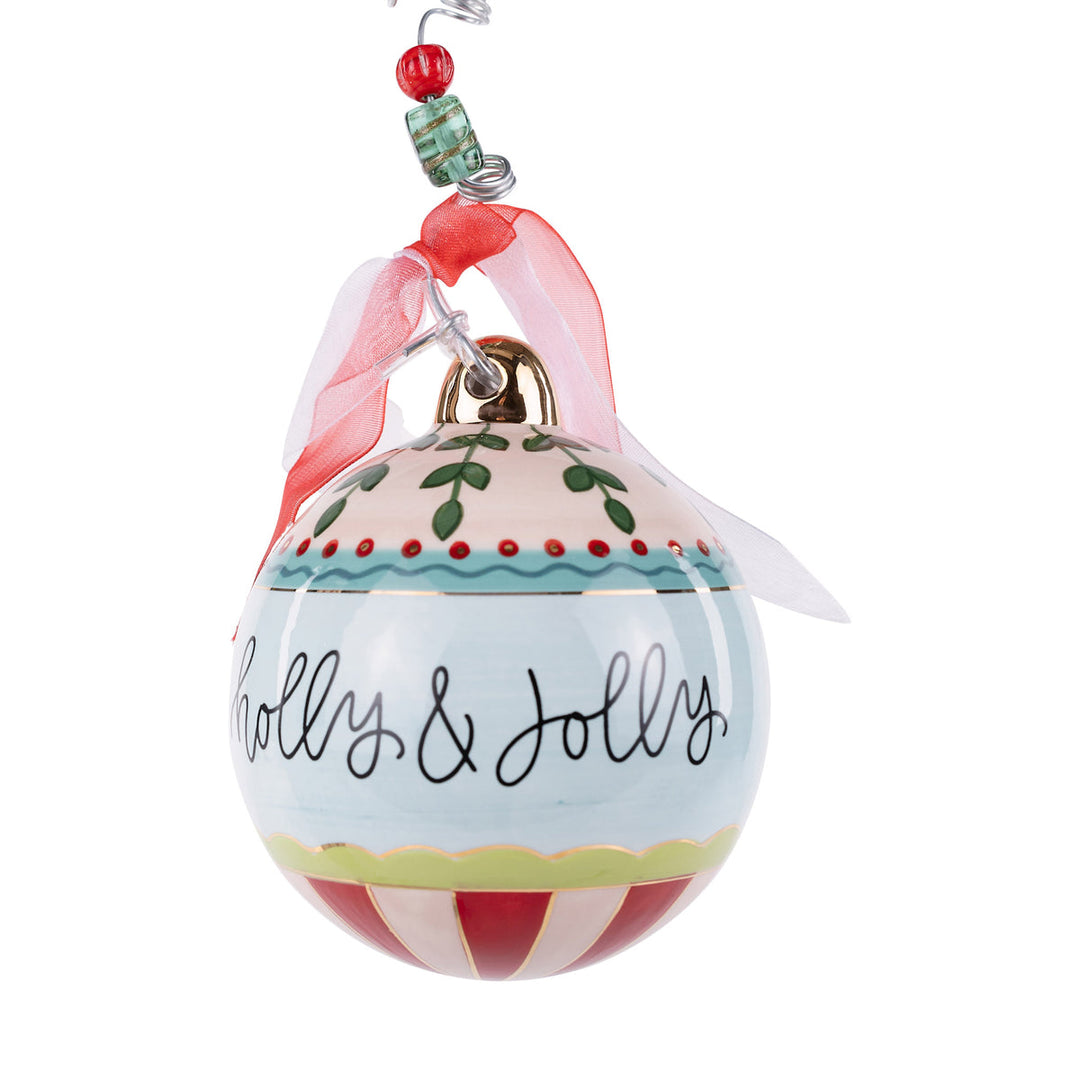 Holly &amp; Jolly Ornament