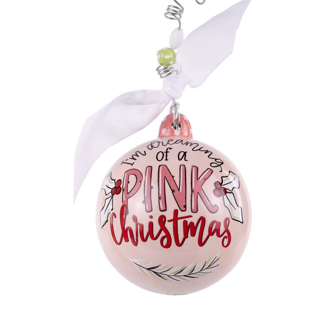 A Pink Christmas Ornament