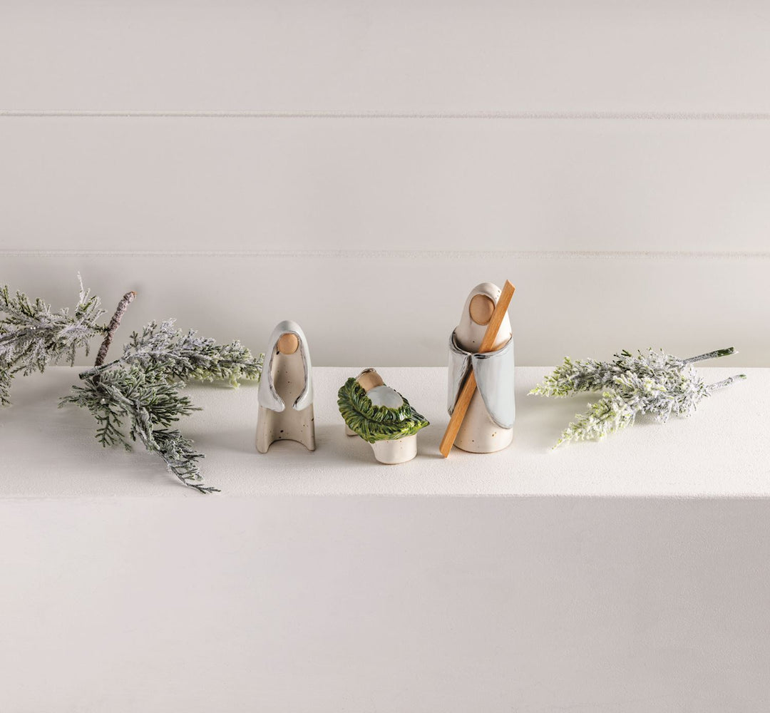 Ceramic Nativity Set