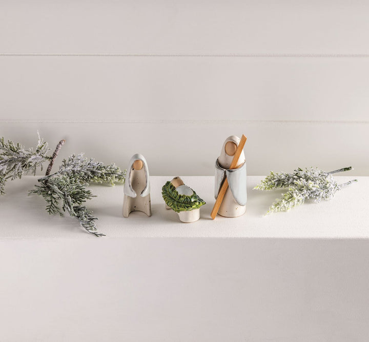 Ceramic Nativity Set