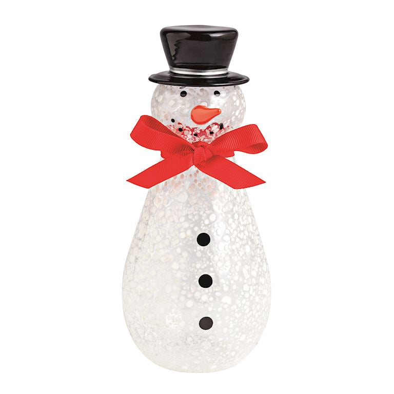 Glass Snowman Sitter