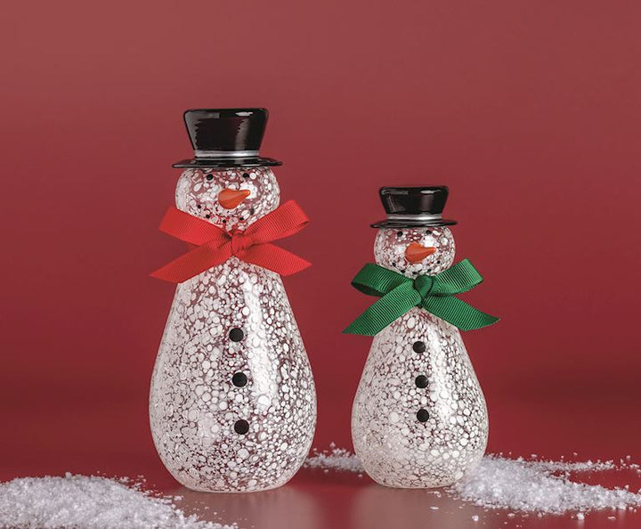 Glass Snowman Sitter