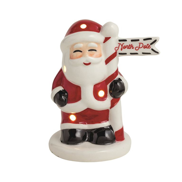 Light-up LED Santa Sitter
