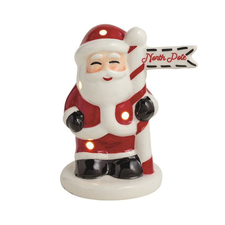 Light-up LED Santa Sitter